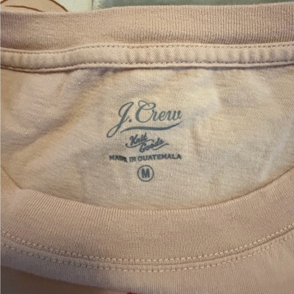 J. Crew Red Floral Graphic Tee - Pink sz med euc - Picture 3 of 7